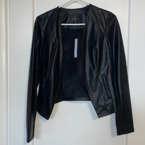 Suede/faux leather jacket - Picture 1 of 6